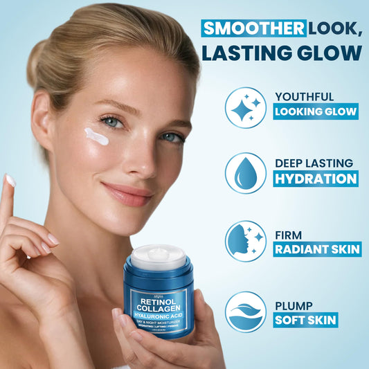 Arvesa retinol cream texture close-up showing smooth consistency and fast-absorbing finish