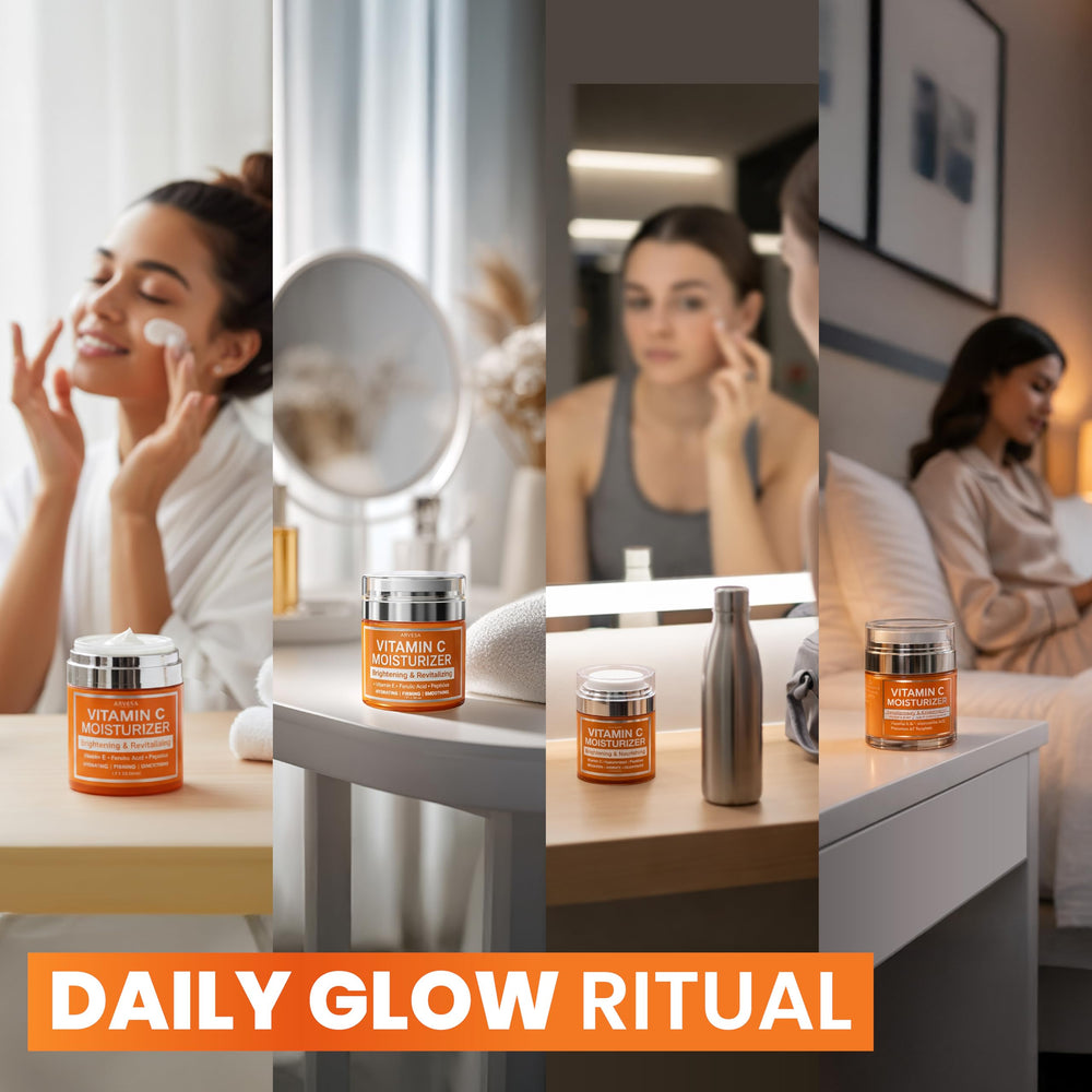 Arvesa packaging box with jar in lifestyle setting communicating premium daily ritual