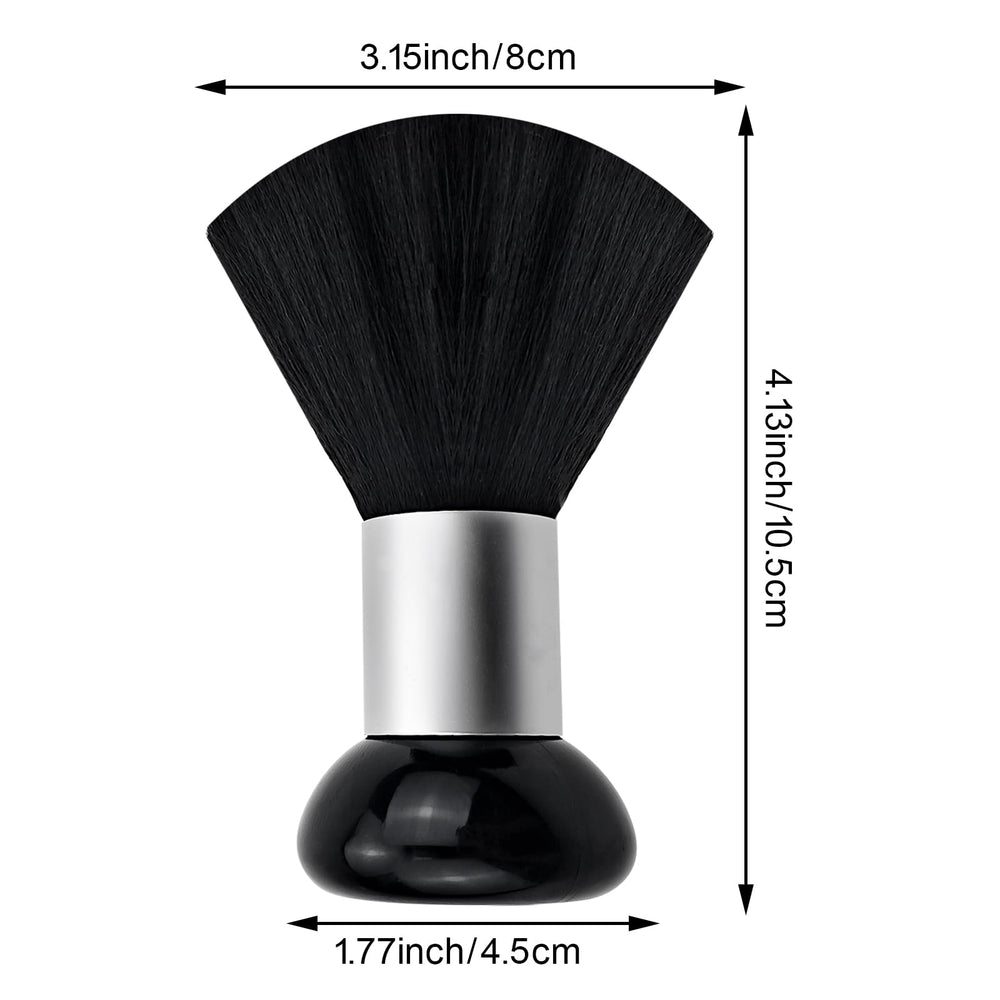 Arvintas close-up of soft nylon bristles picking up fine dust, gentle on cuticles