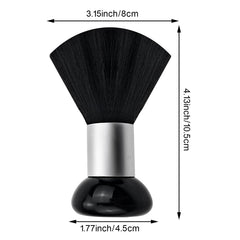 Arvintas close-up of soft nylon bristles picking up fine dust, gentle on cuticles
