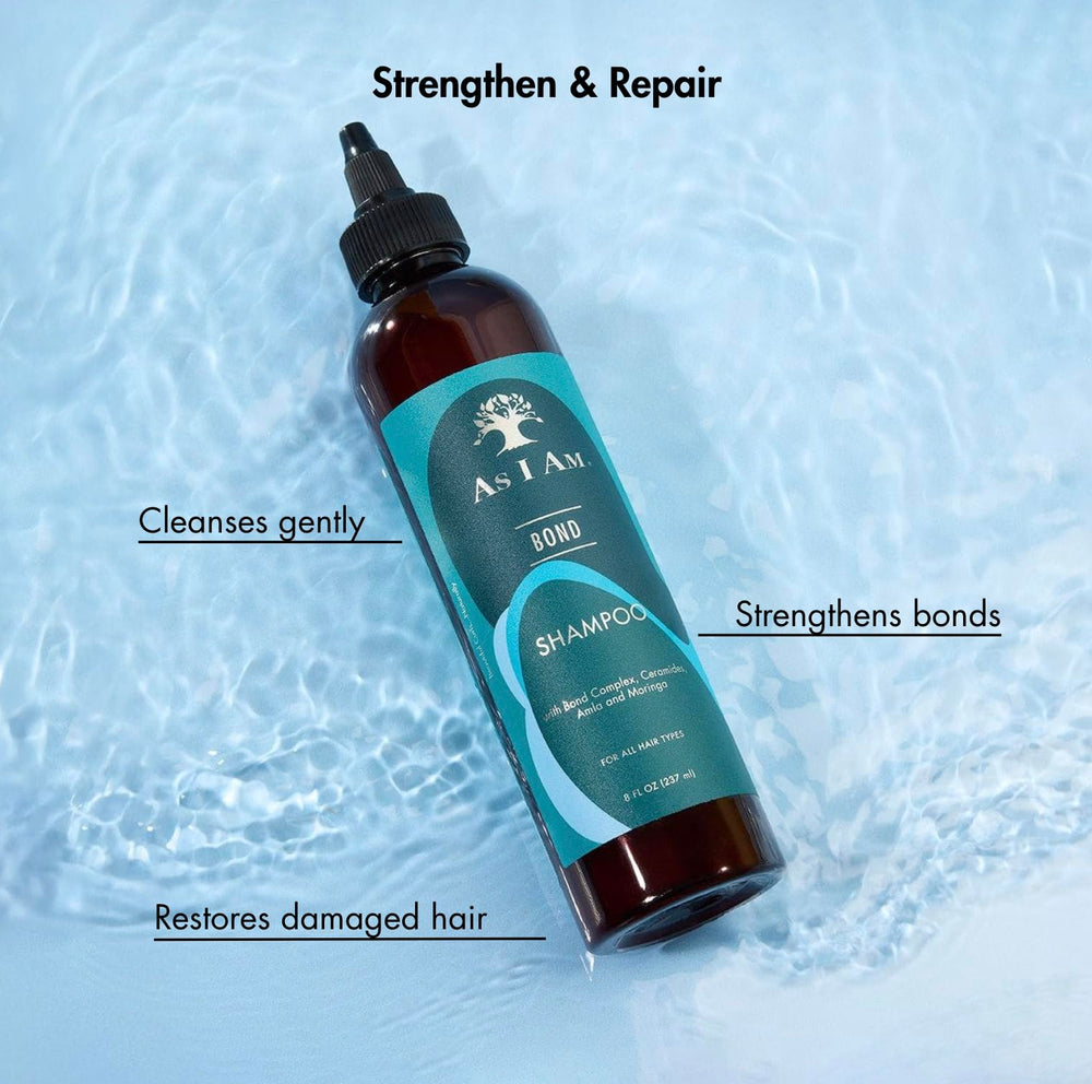 As I Am shampoo texture close-up demonstrating smoothing and slip benefits