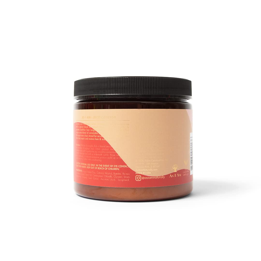 As I Am creamy cowash texture close-up showing rich slip for detangling