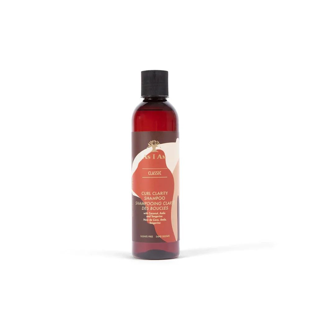 As I Am bottle front view showing label and 8oz size, clearly identifiable benefit