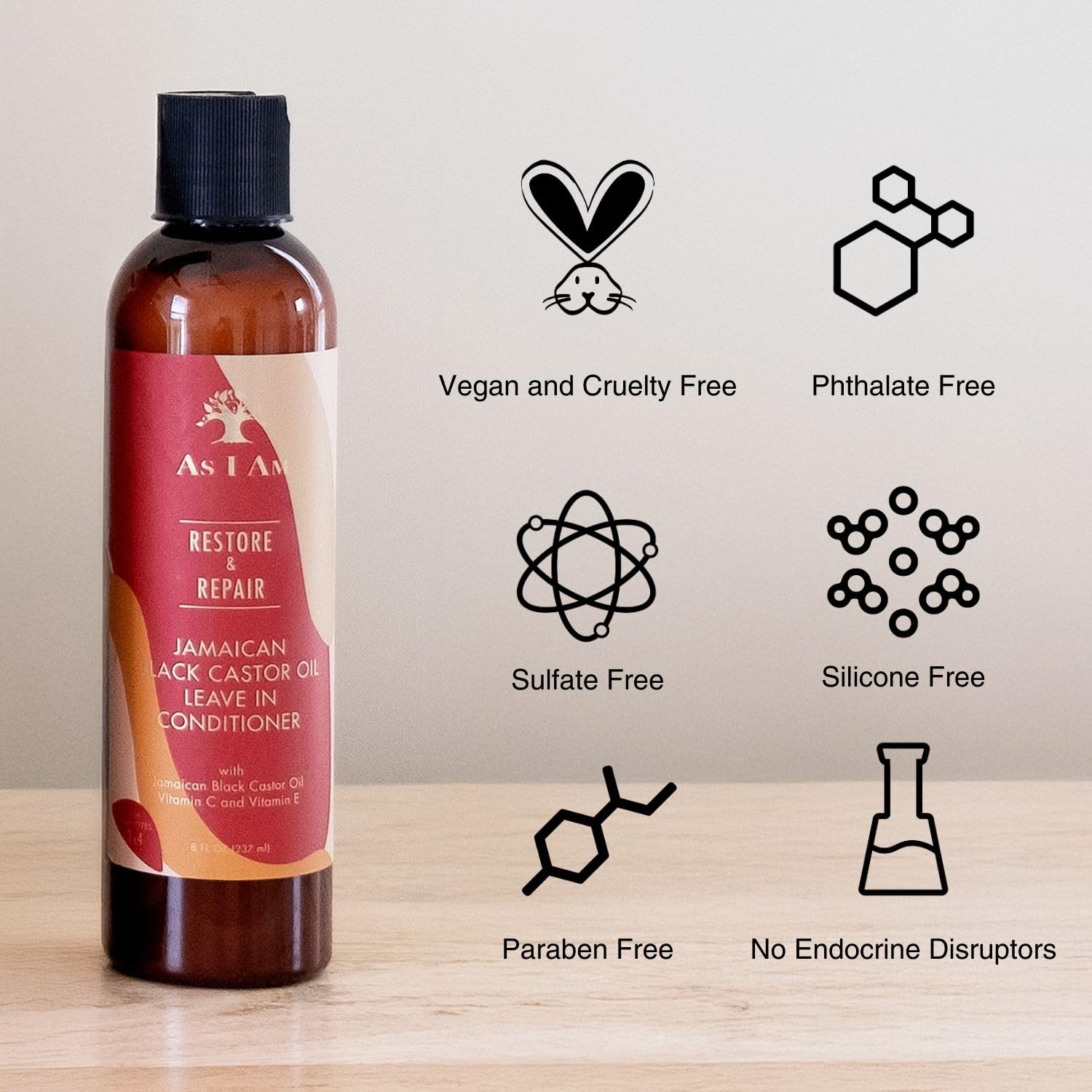 As I Am used in styling scene showing defined curls and added shine