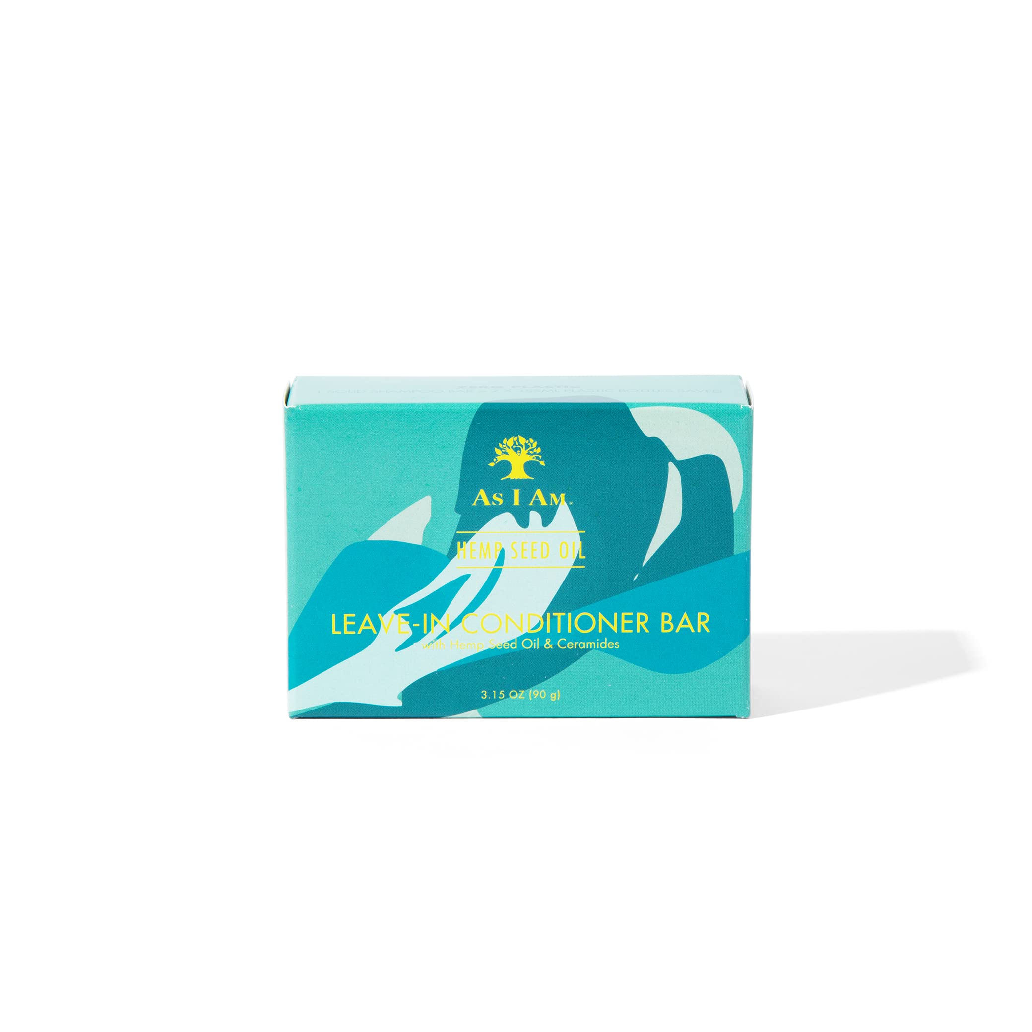 Close-up texture of As I Am conditioner bar revealing smooth surface for easy application benefit