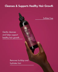 As I Am red onion ingredient display highlighting scalp clarity benefit