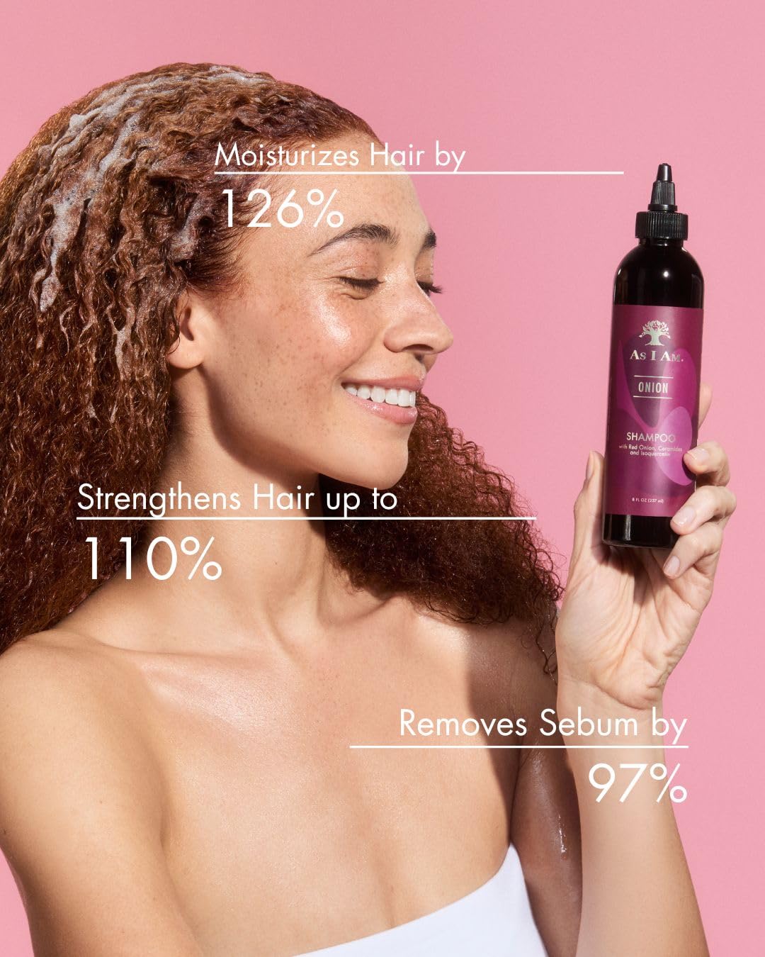 As I Am shampoo lather texture close-up for gentle cleansing benefit