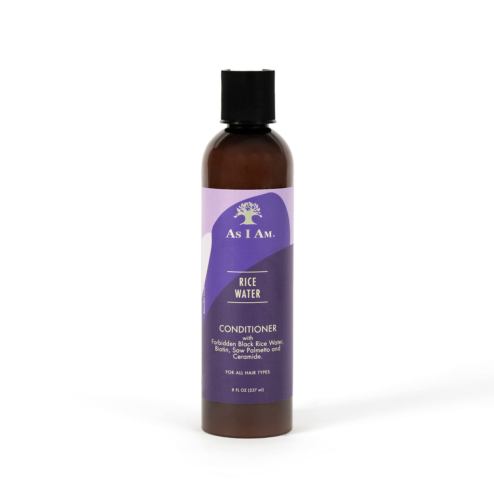 As I Am conditioner 8oz front bottle showing product benefit of hydration
