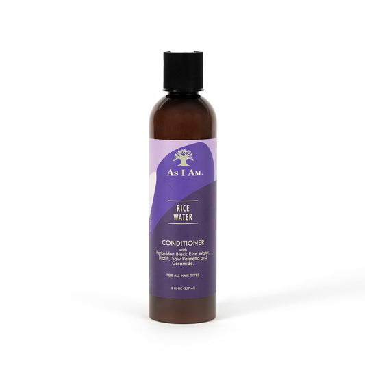 As I Am conditioner 8oz front bottle showing product benefit of hydration