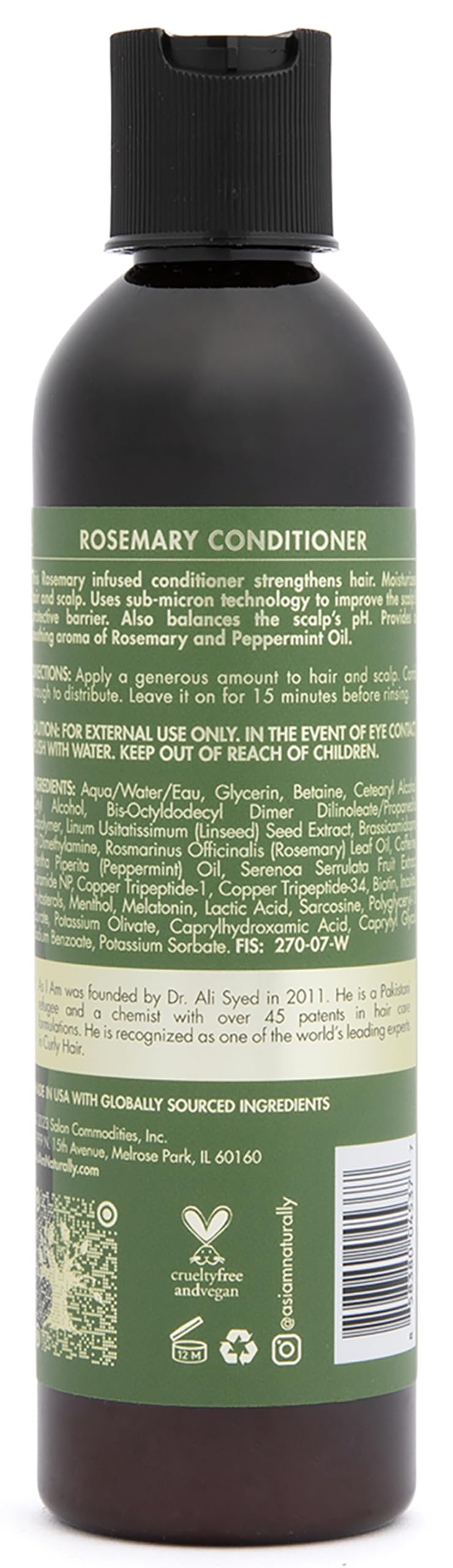 As I Am conditioner being applied to wet hair for detangling benefit