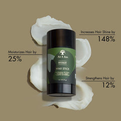 As I Am open top wax stick revealing solid balm for precise styling