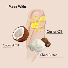 As I Am cream on fingers demonstrating smooth application benefit