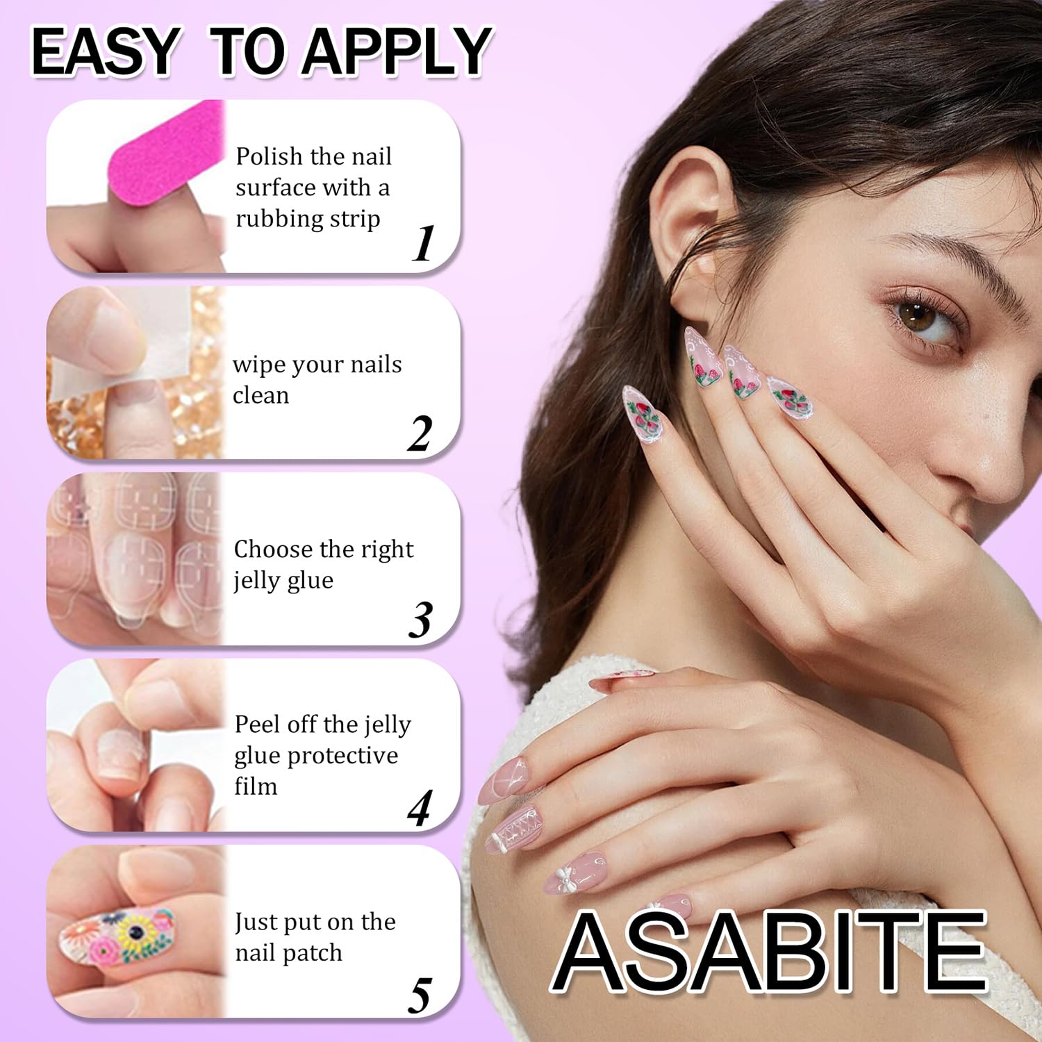 ASABITE worn on hands in a lifestyle setting showing instant polished holiday look