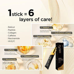 ASAMO hand applying cream under eye to show gentle, targeted application
