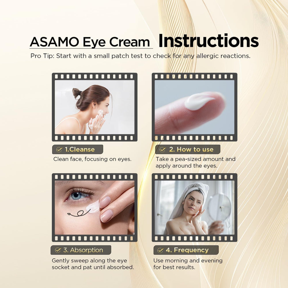 ASAMO label detail highlighting peptide and vegan-friendly formulation