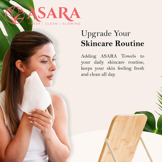ASARA NEW YORK PROBIOTIC SKIN SCIENCE close-up textured fibers that lift makeup gently