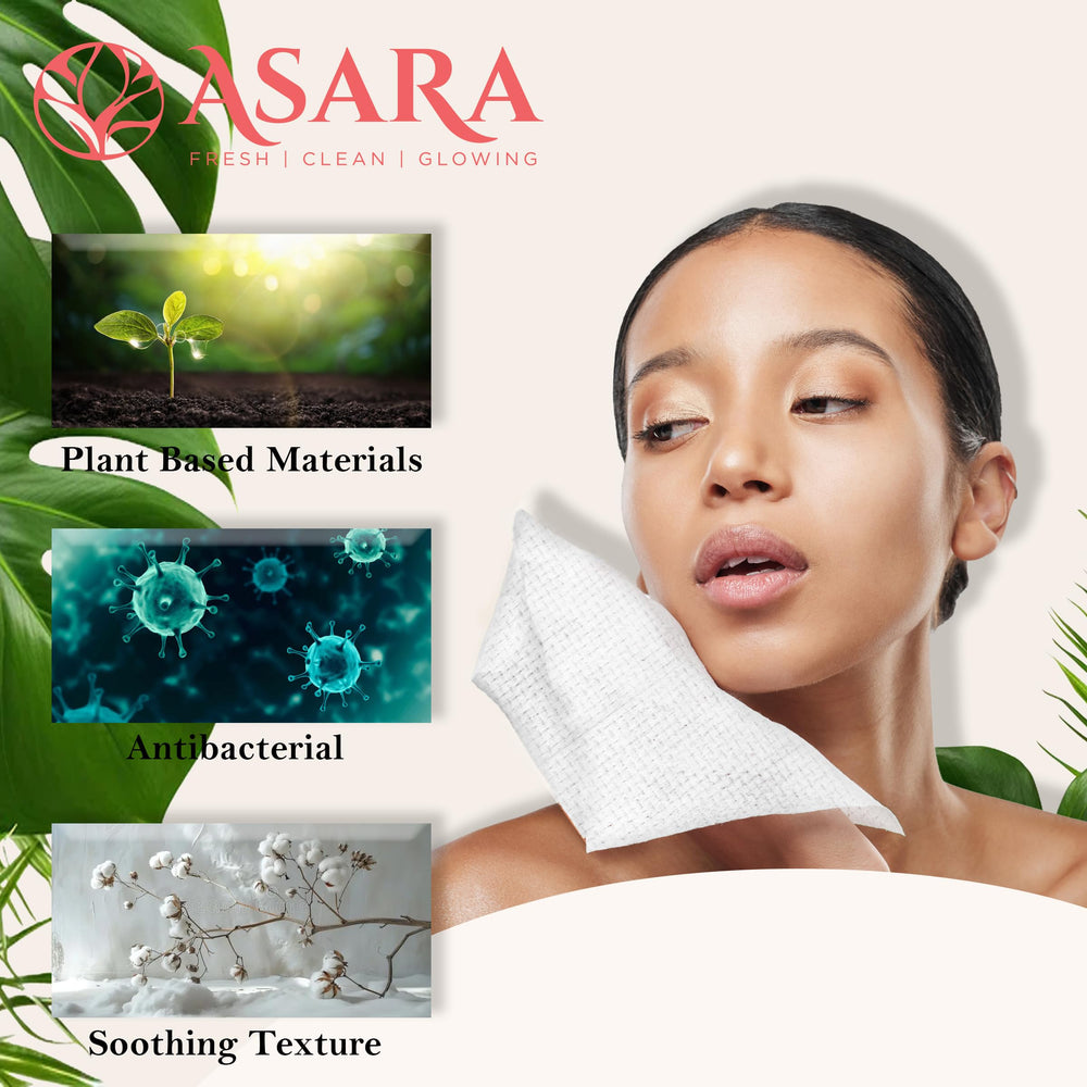 ASARA NEW YORK PROBIOTIC SKIN SCIENCE damp wipe removing mascara and foundation efficiently