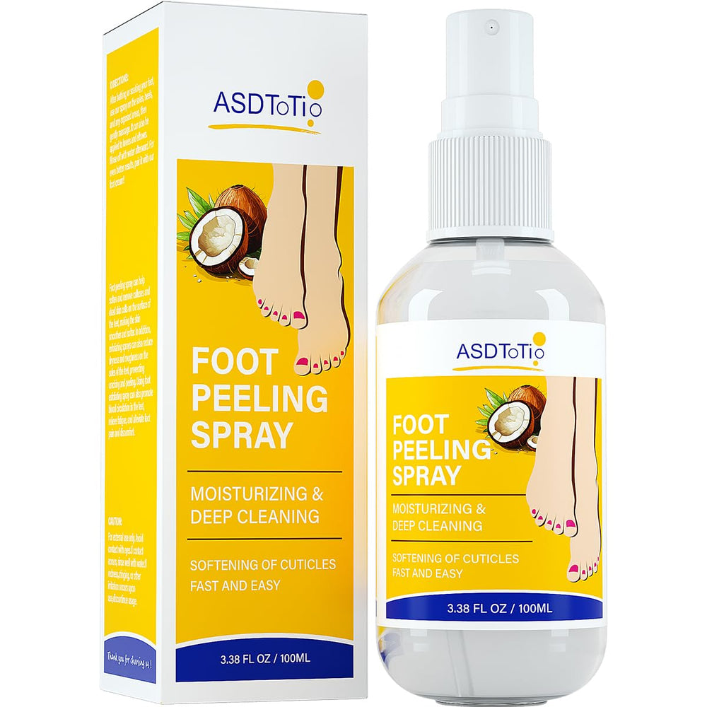 ASDToTio front packaging showing spray bottle and coconut scent benefits