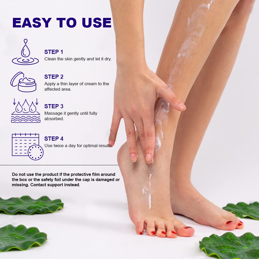 ASDToTio applying cream to heel illustrating targeted softening and repair