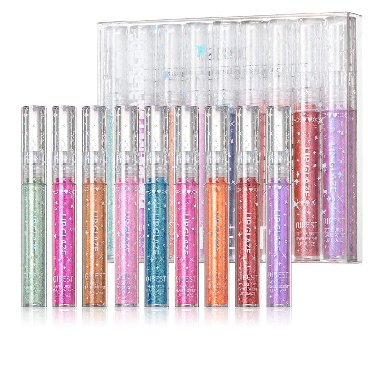 Aseawave front packaging showing nine gloss tubes and colorful display for gifting