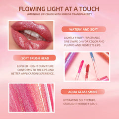Aseawave tube close-up highlighting glossy finish and shimmering pigments