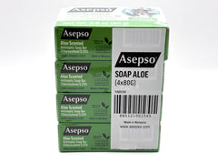 Asepso bar inside small travel pouch showing portability advantage