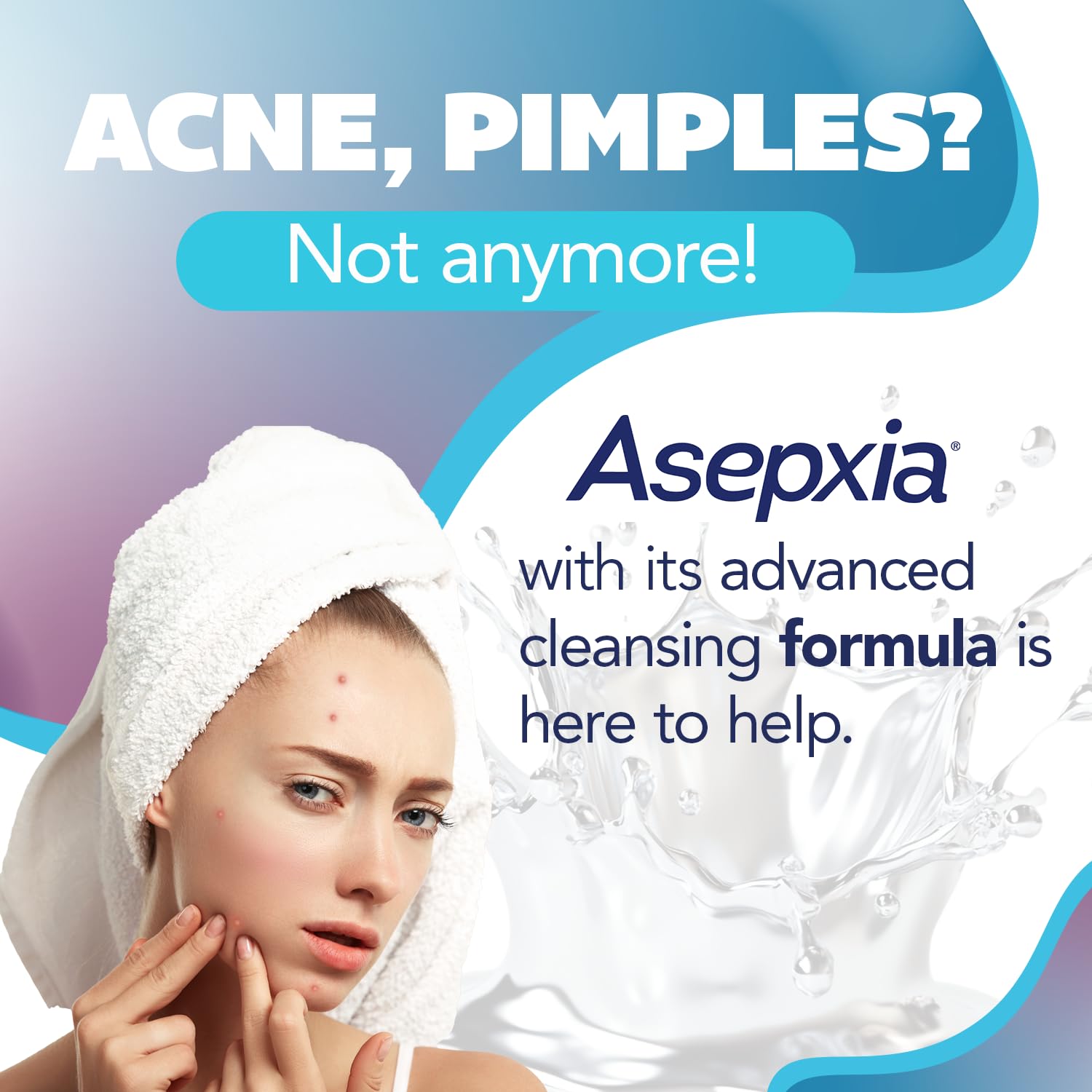 Asepxia close-up of jojoba microspheres texture for gentle exfoliation benefit