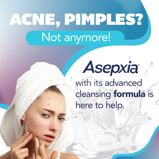 Asepxia close-up of jojoba microspheres texture for gentle exfoliation benefit