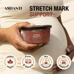 Label close-up of Ashanti Naturals Midnight Amber showing ingredient clarity benefit
