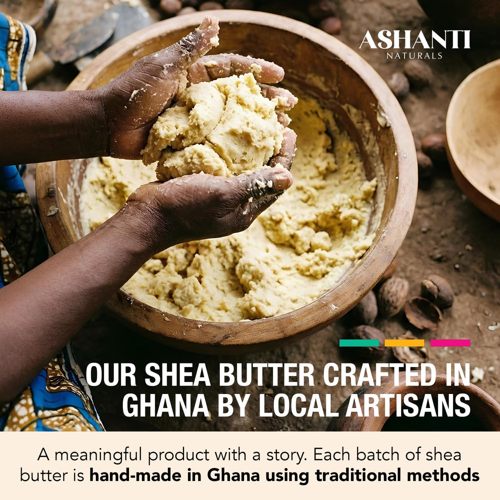 Ashanti Naturals packaging label close-up showing ingredient transparency benefit