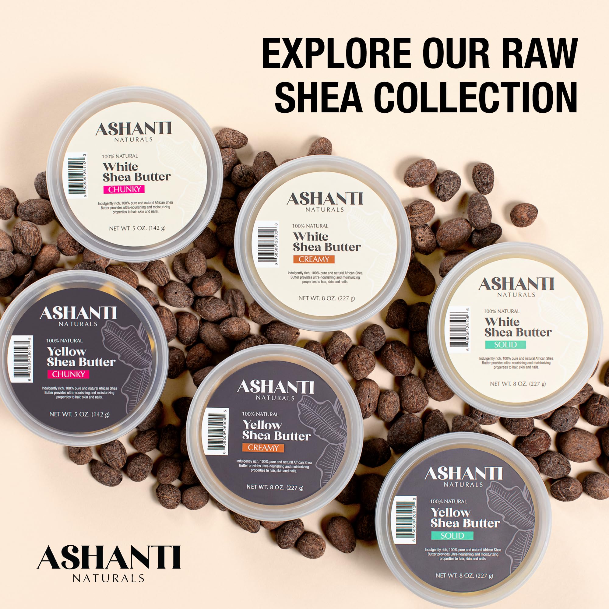 Ashanti Naturals on bathroom vanity lifestyle scene promoting daily care