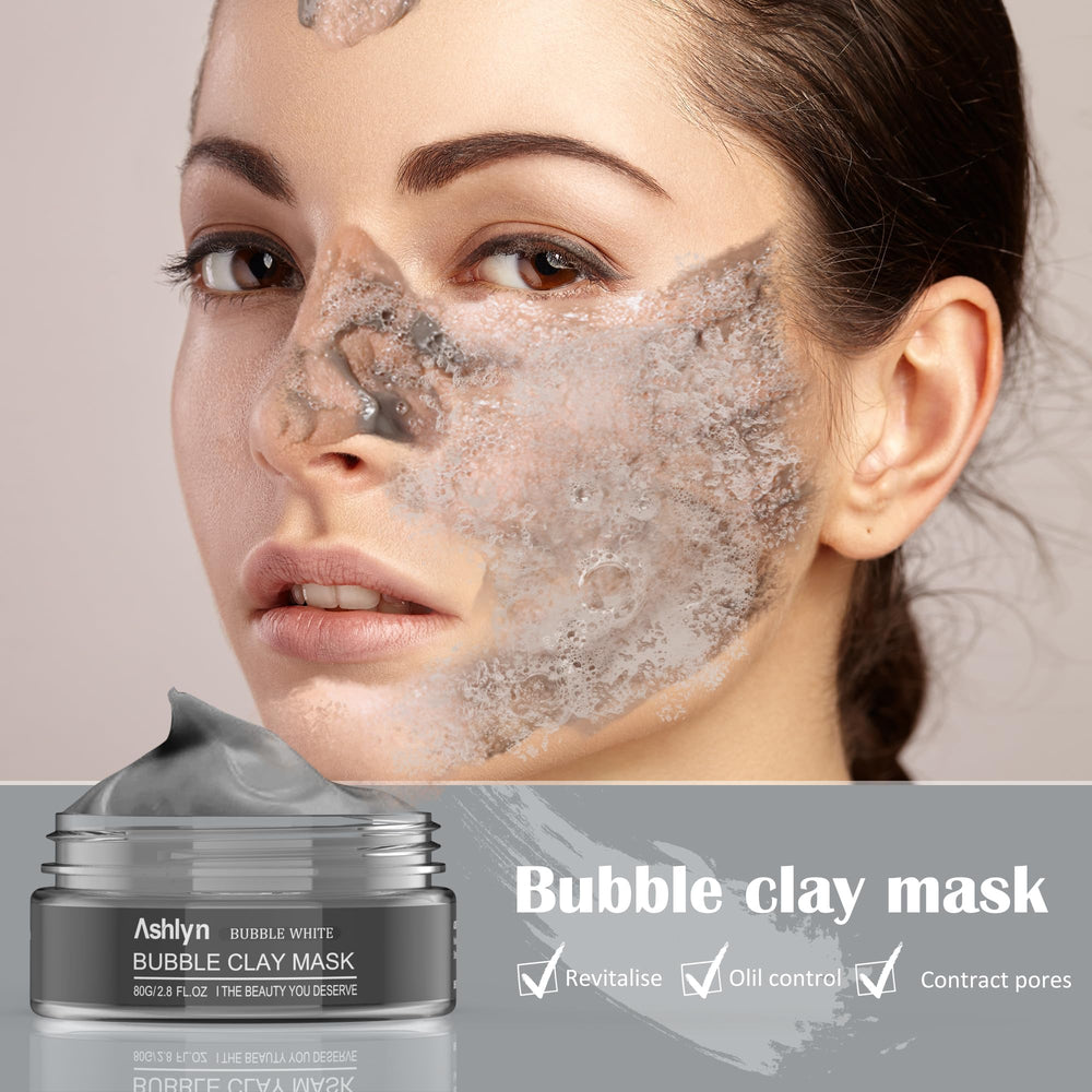 Ashlyn rose clay mask close-up highlighting creamy texture for hydration