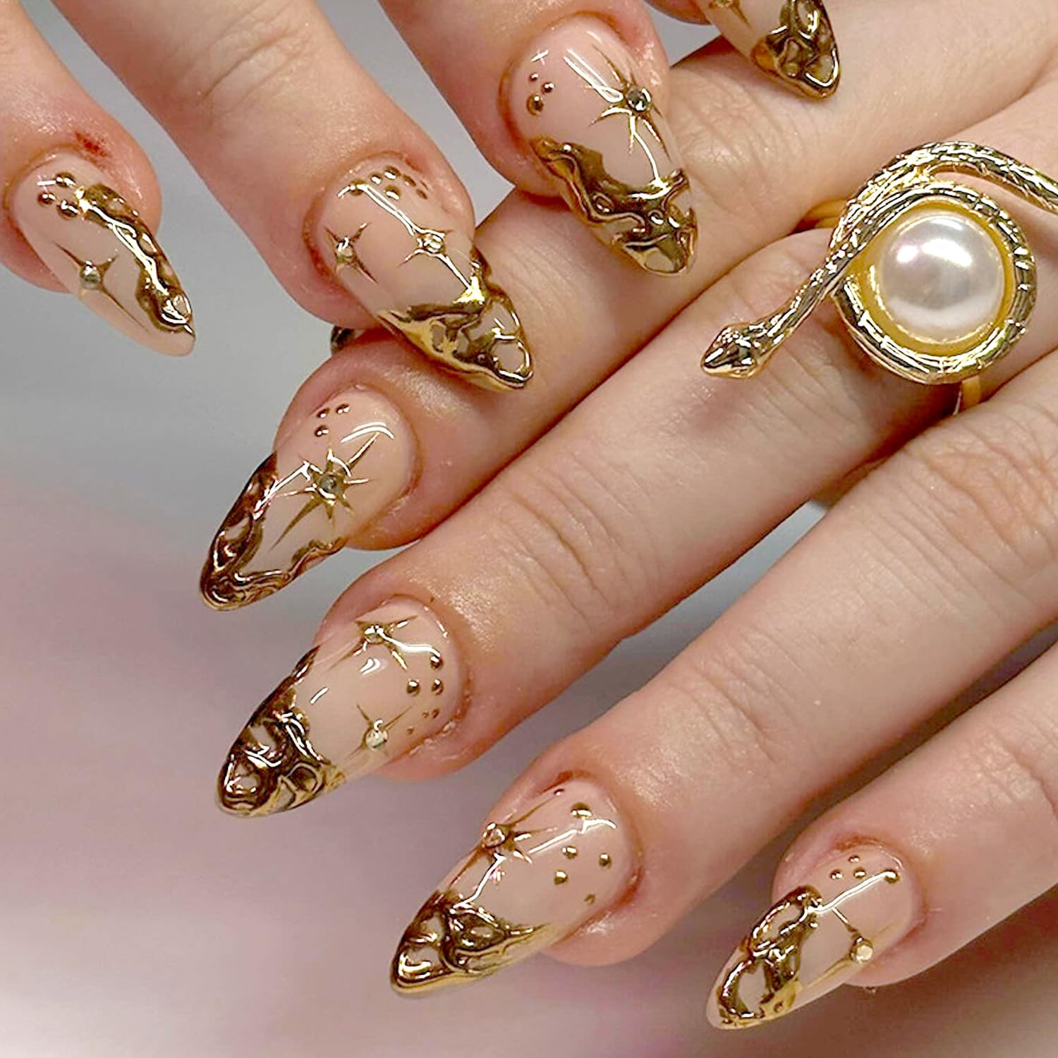 Ashowner close-up of glossy nail surface highlighting scratch-resistant finish