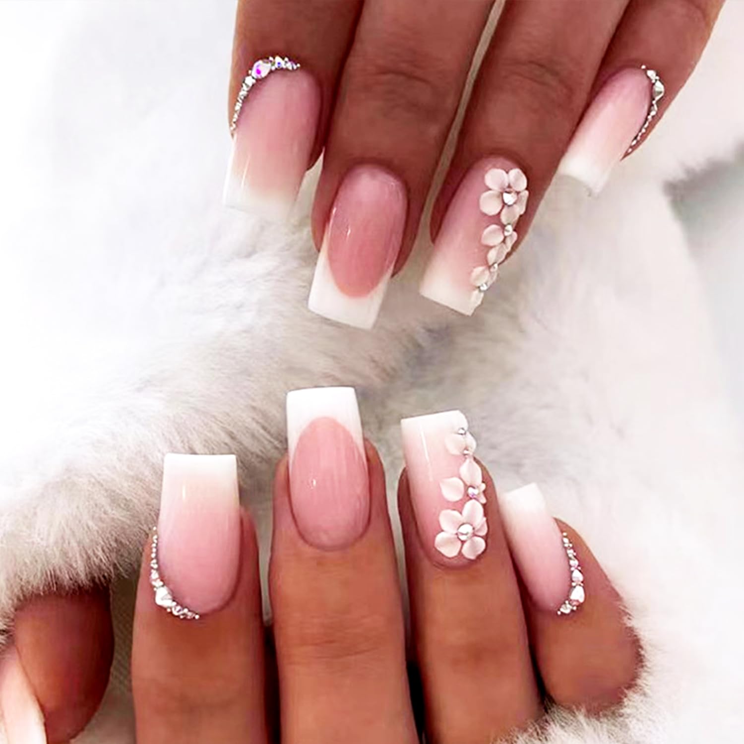 Ashowner laid-out sizes and spare nails, illustrates customization and fit advantage