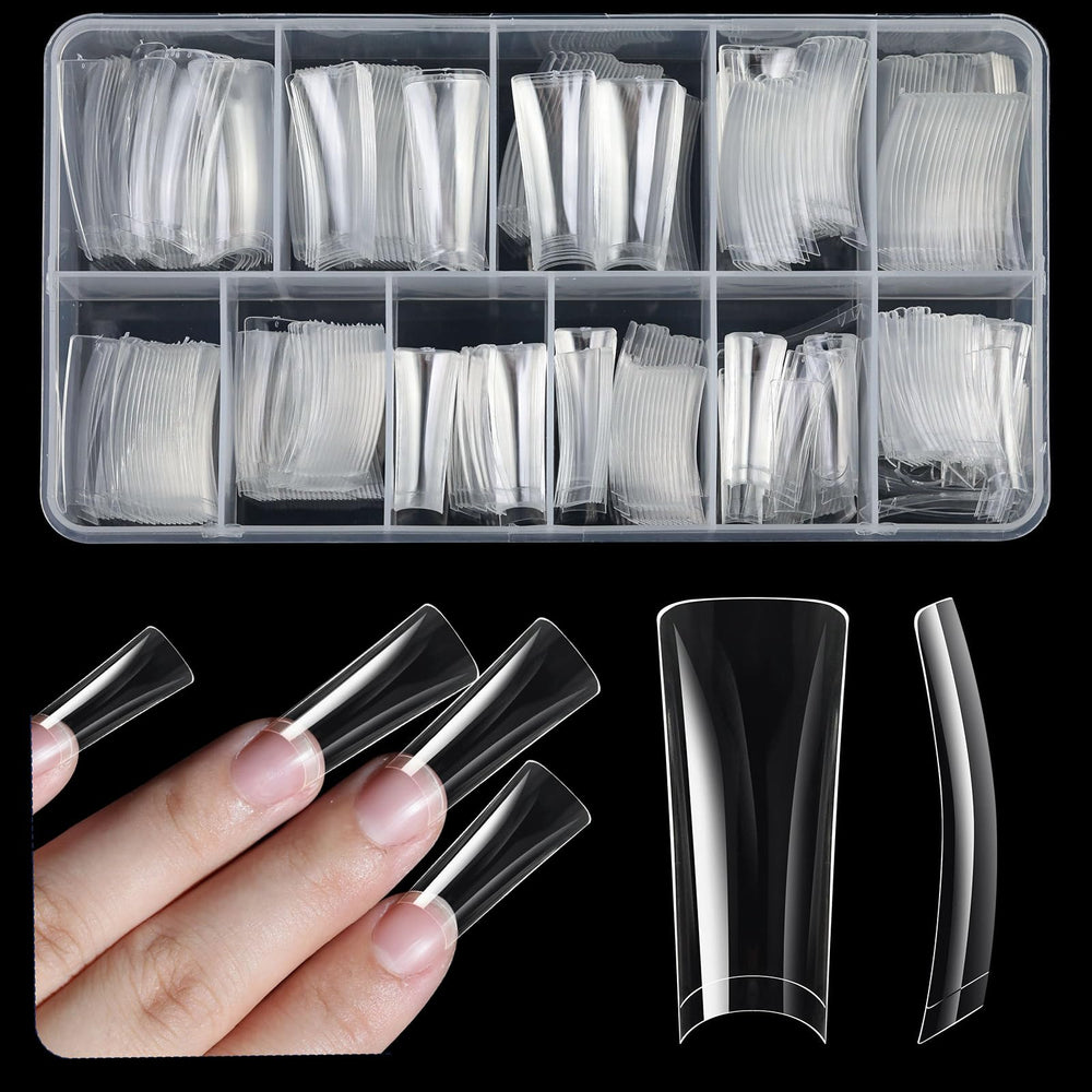ASONRL front packaging showing full 504-piece duck nail kit and organized box benefit: easy storage