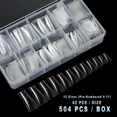 ASONRL application setup with glue and tools showing quick at-home manicure benefit