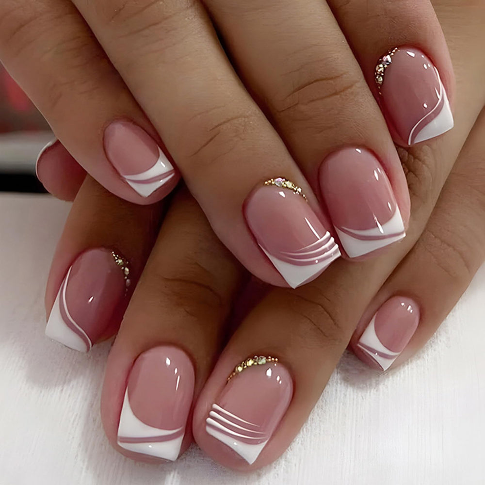 ASONRL front packaging showing full 24-piece nail kit and accessories benefits quick setup