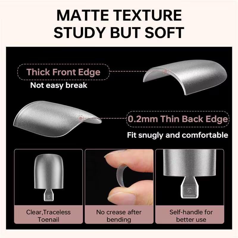 ASONRL application on a toe demonstrating quick DIY pedicure and even coverage