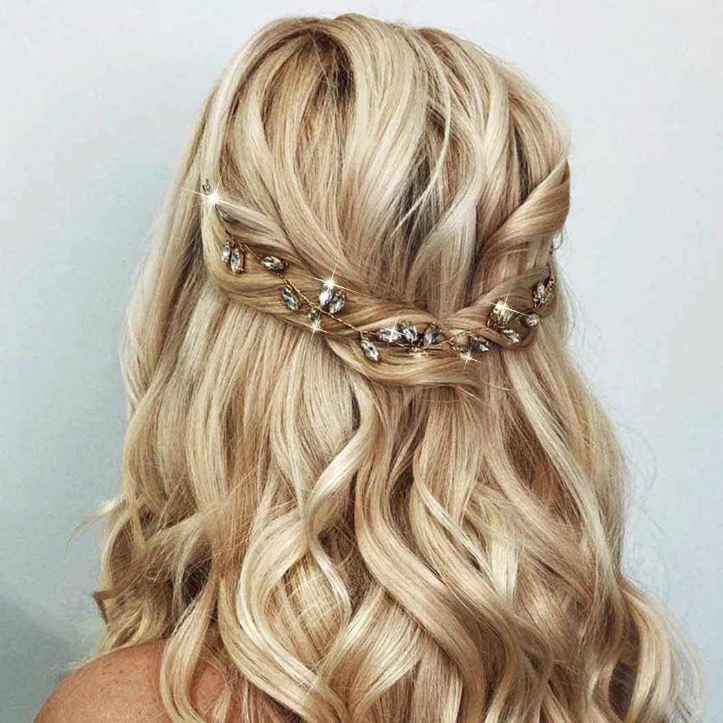 Asooll hair vine held in hand showing size and easy styling