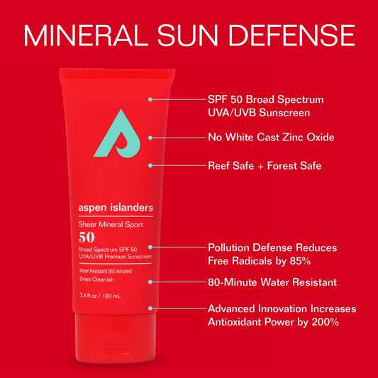 aspen islanders close-up texture spread on skin, fast-absorbing benefit