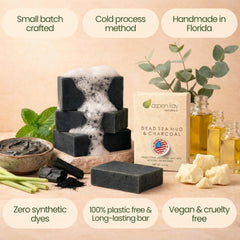 Aspen Kay activated charcoal powder image showing detoxifying effect
