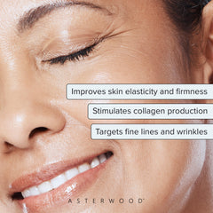 Asterwood dropper detail dispensing serum, demonstrates controlled application benefit