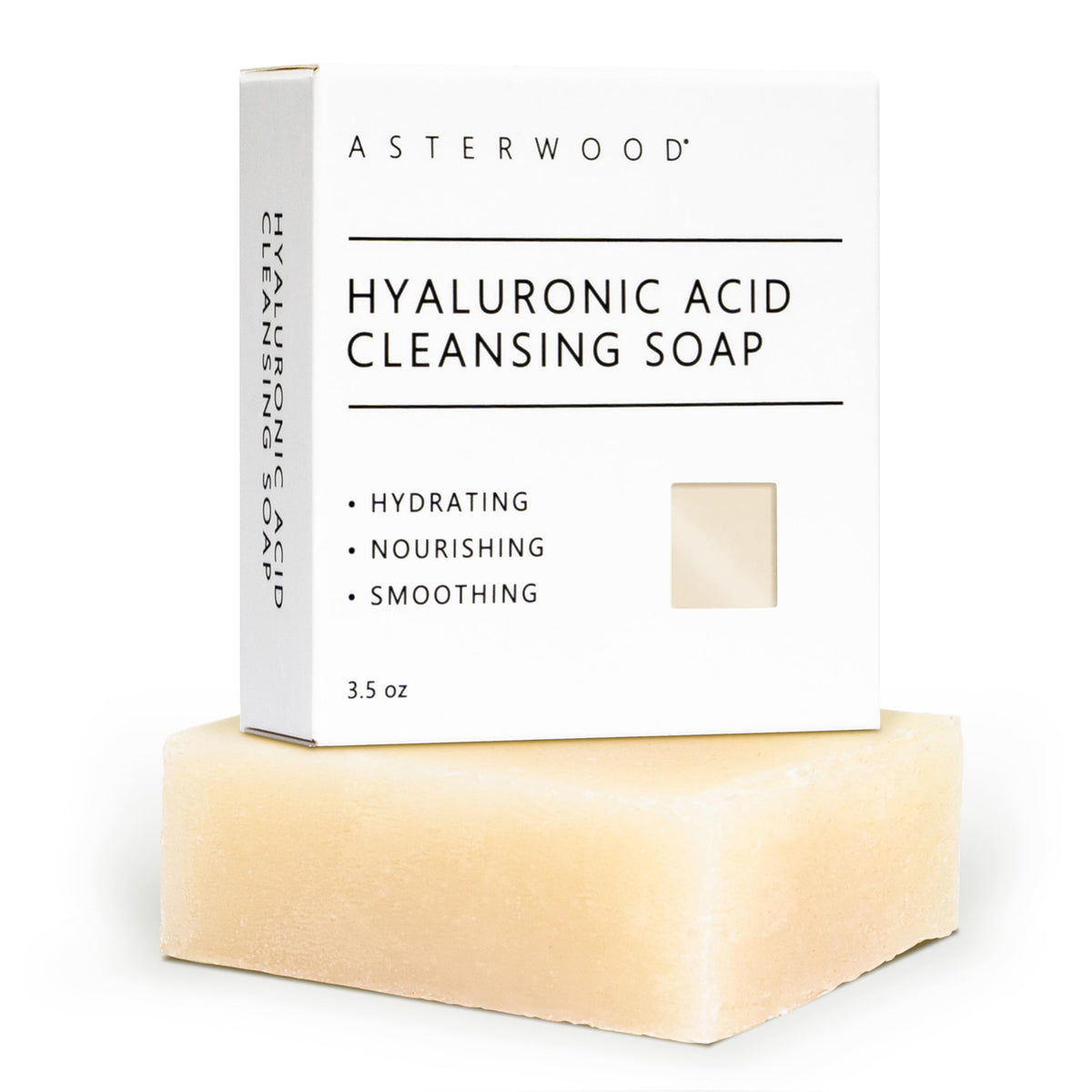 Asterwood front packaging showing clean bar and brand for clear identification and trust