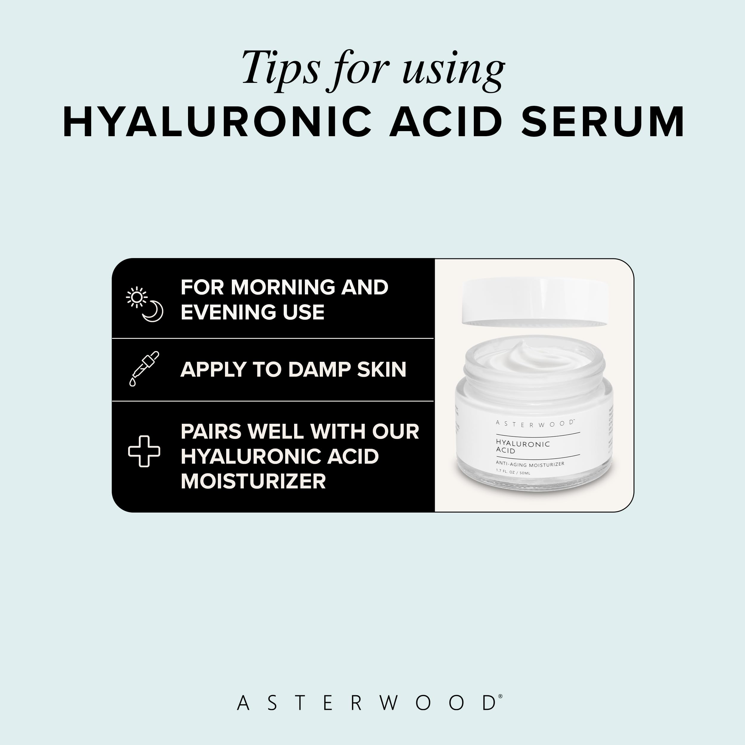 Close-up of Asterwood label and ingredient list, proves clean fragrance-free formula