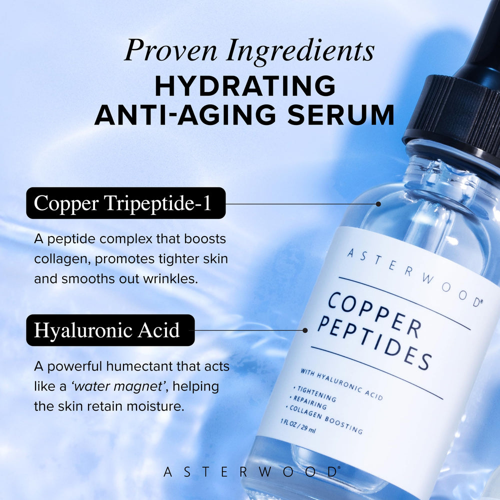 Asterwood pump dispensing serum illustrating easy application and controlled dosing