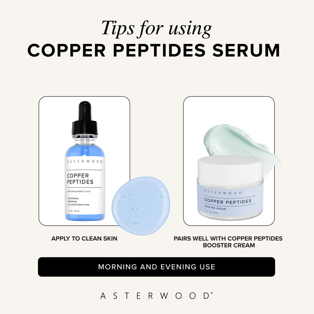 Asterwood serum on bathroom vanity lifestyle scene demonstrating daily routine benefit