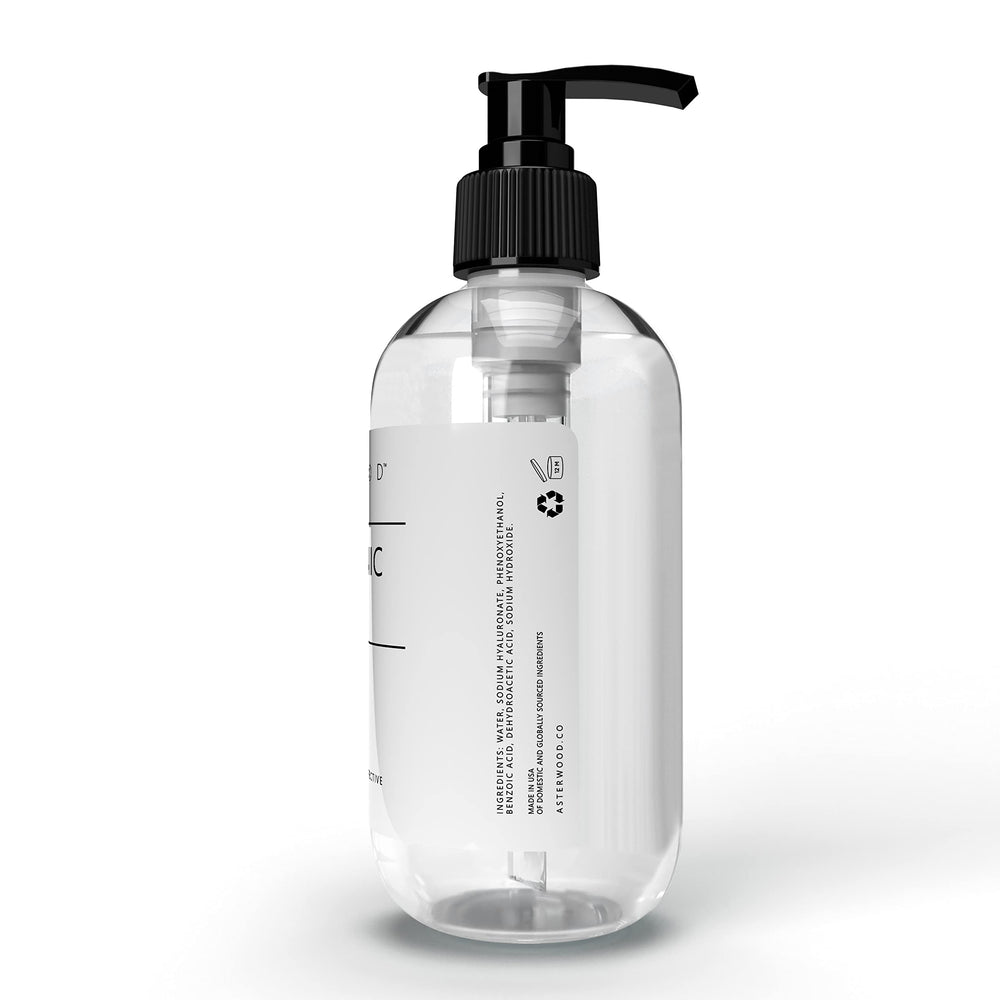 Asterwood serum paired with moisturizer, suggests how to lock in hydration