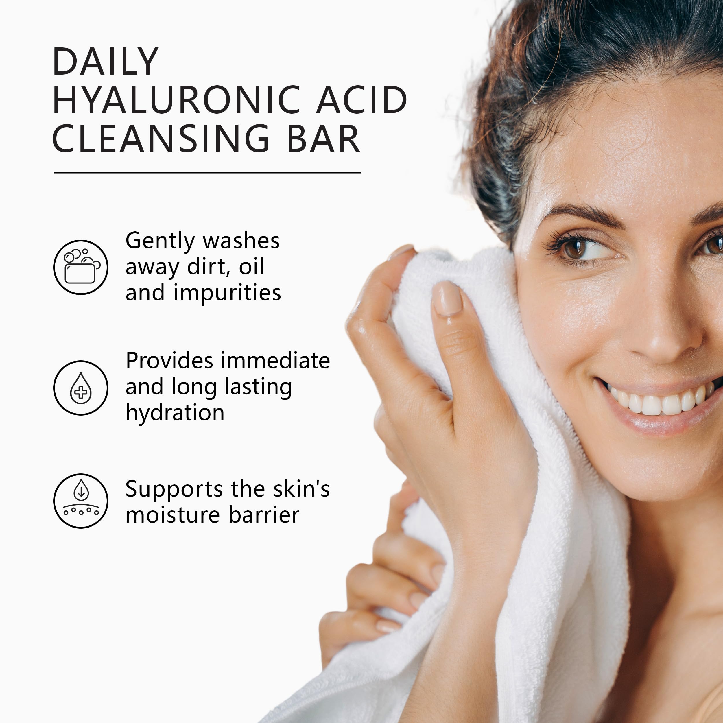 Asterwood soap surface close-up highlighting smooth texture and moisturizing finish