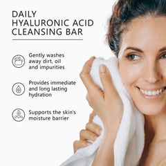 Asterwood soap surface close-up highlighting smooth texture and moisturizing finish