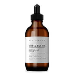Asterwood front bottle view showing clean packaging and key peptide benefits